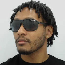 Emporio Armani Sunglasses 4029 50638G Black Rubber Grey Gradient