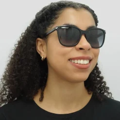 Emporio Armani Sunglasses 4060 5017/8G Black Grey Gradient