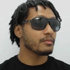 Emporio Armani Sunglasses 4029 50638G Black Rubber Grey Gradient