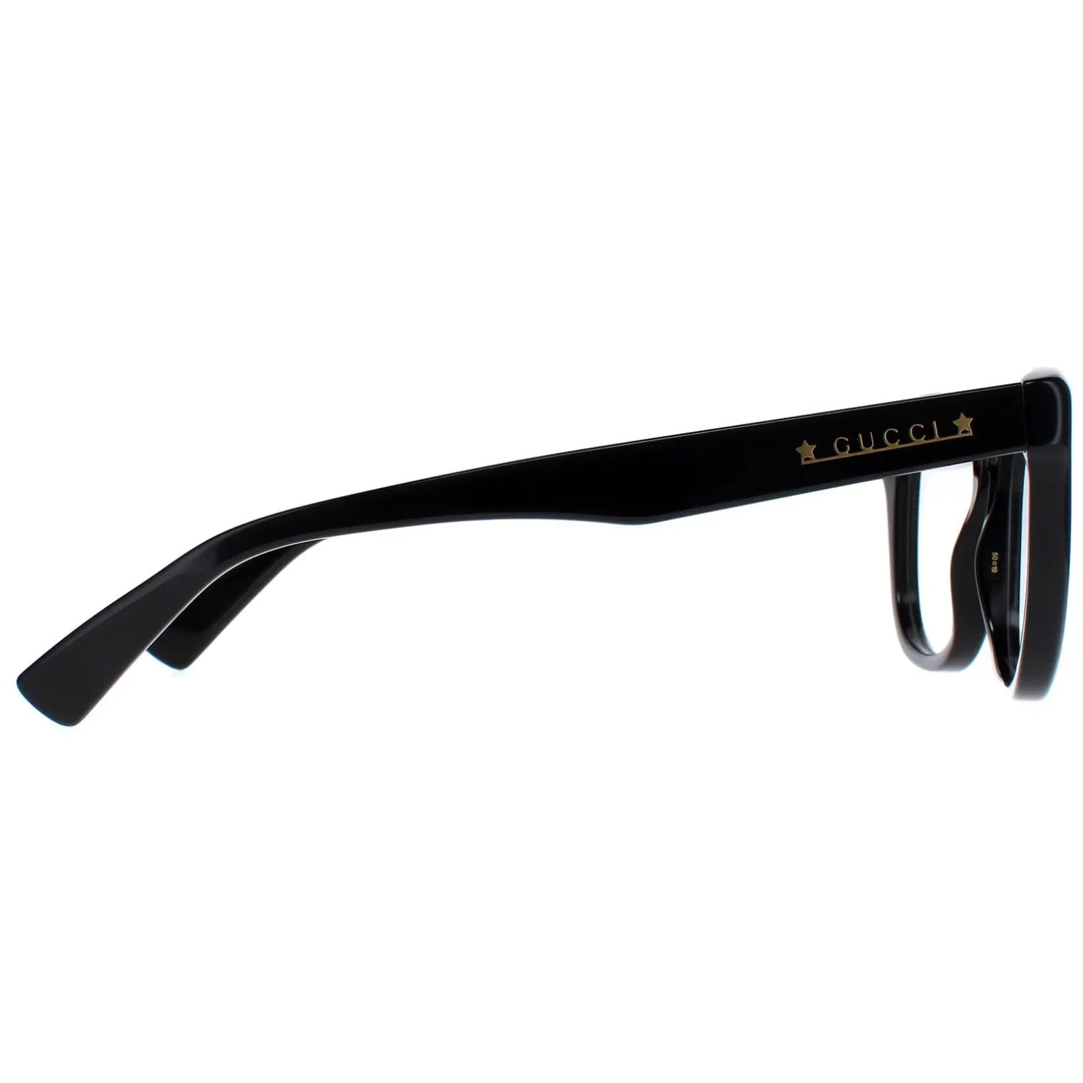 Gucci Glasses Frames GG1173O 001 Shiny Solid Black Women