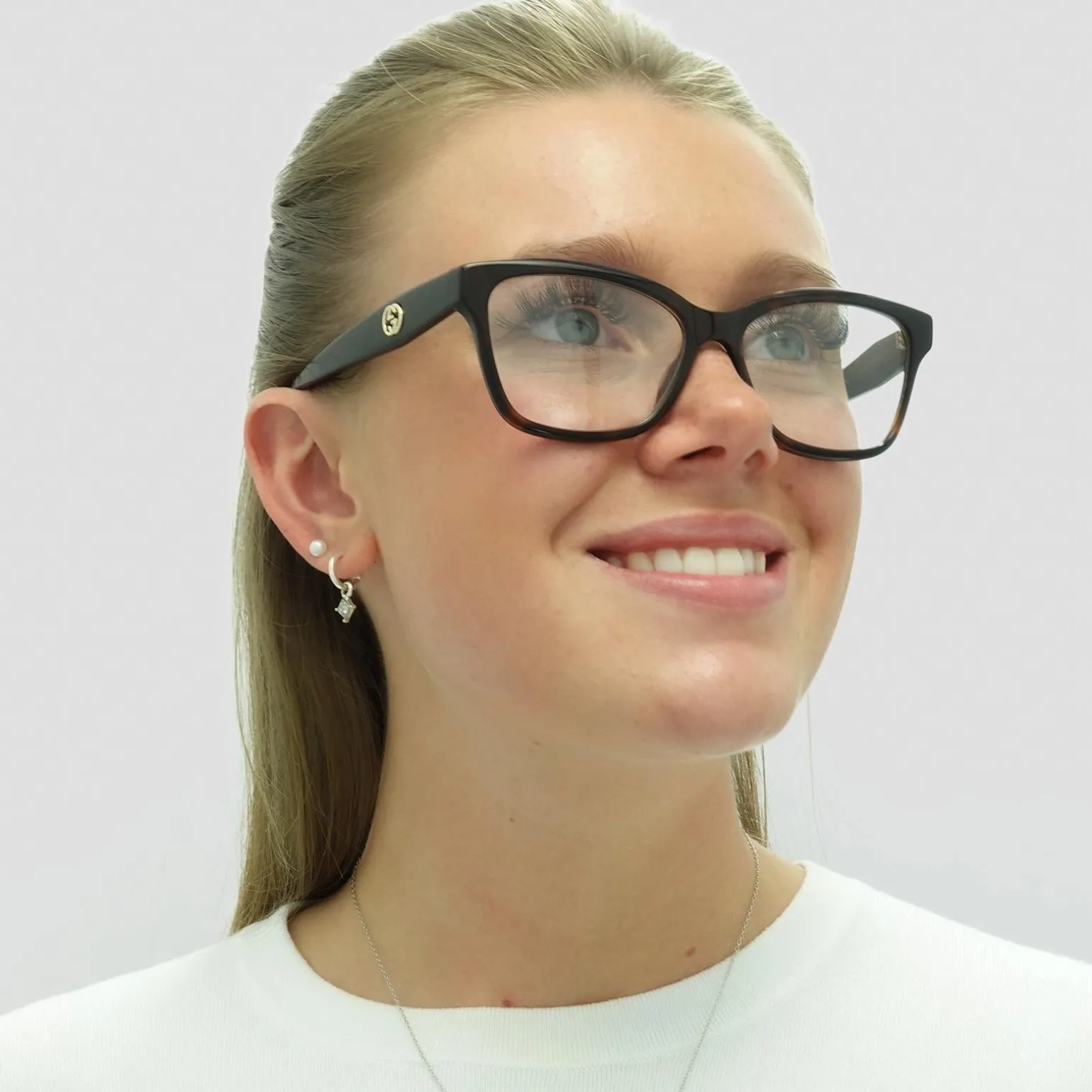 Gucci Glasses Frames GG0798O 005 Dark Havana Women