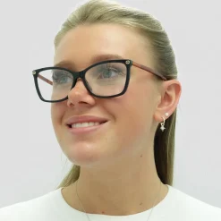 Gucci Glasses Frames GG0025O 003 Black Havana Women