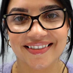 Gucci Glasses Frames GG0025O 002 Dark Havana Women