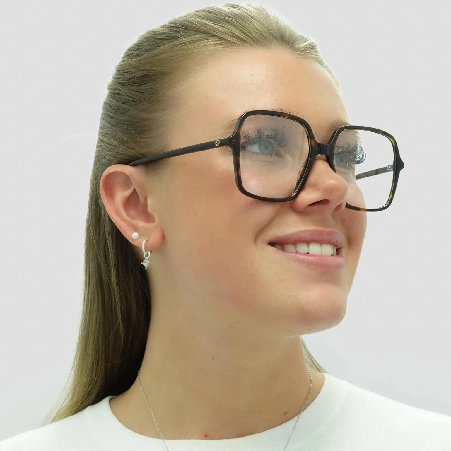 Gucci Glasses Frames GG1003O 002 Dark Havana Women