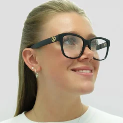 Gucci Glasses Frames GG0038ON 001 Black Women