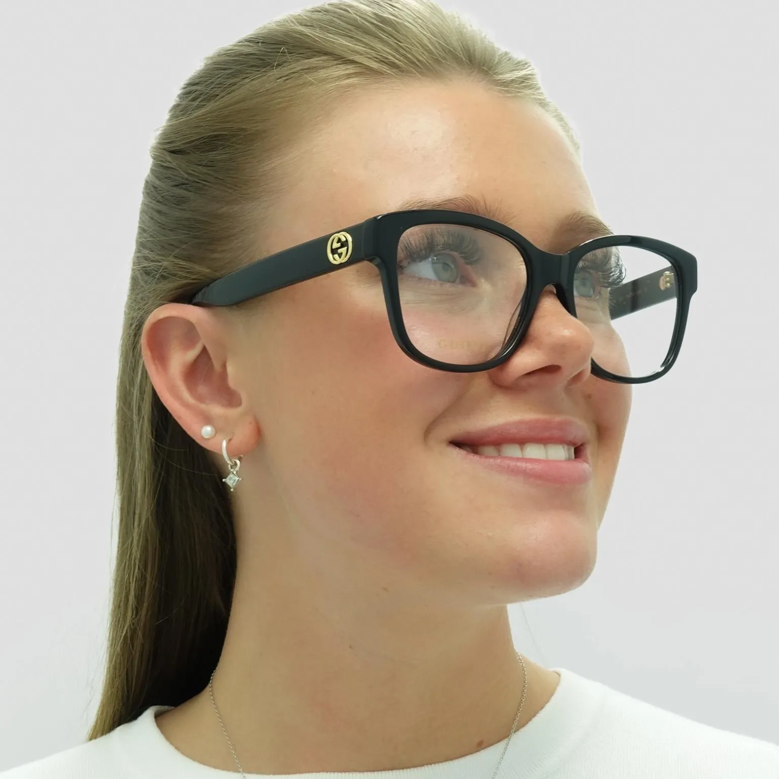 Gucci Glasses Frames GG0038ON 001 Black Women