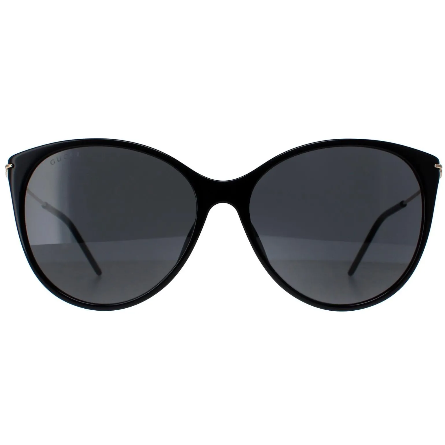 Gucci Sunglasses GG1268S 001 Black Gold Grey