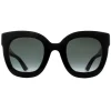 Gucci Sunglasses GG0208S 001 Black Grey Gradient