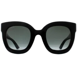 Gucci Sunglasses GG0208S 001 Black Grey Gradient