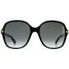 Gucci Sunglasses GG0092S 001 Black Grey Gradient