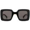 Gucci Sunglasses GG0780S 005 Black Grey