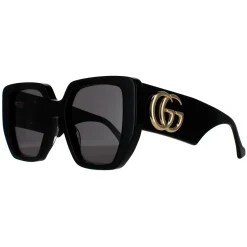 Gucci Sunglasses GG0956S 003 Black Grey