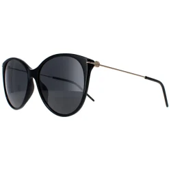 Gucci Sunglasses GG1268S 001 Black Gold Grey
