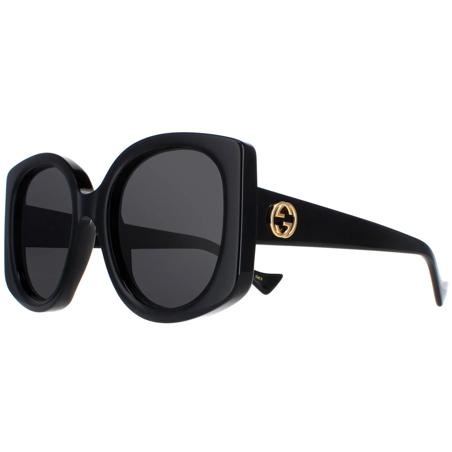 Gucci Sunglasses GG1257S 001 Black Grey