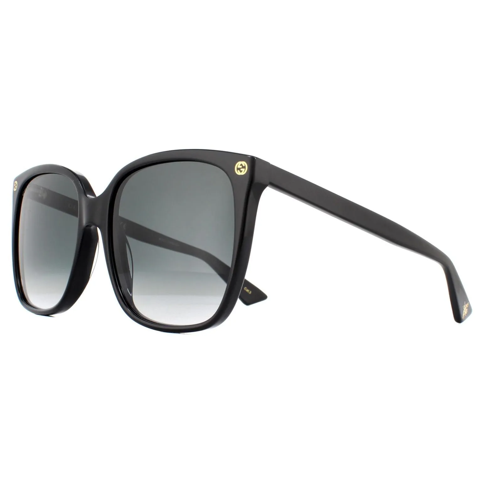 Gucci Sunglasses GG0022S 001 Black Grey Gradient