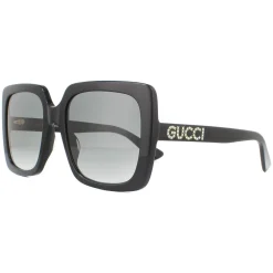 Gucci Sunglasses GG0418S 001 Black Grey Gradient