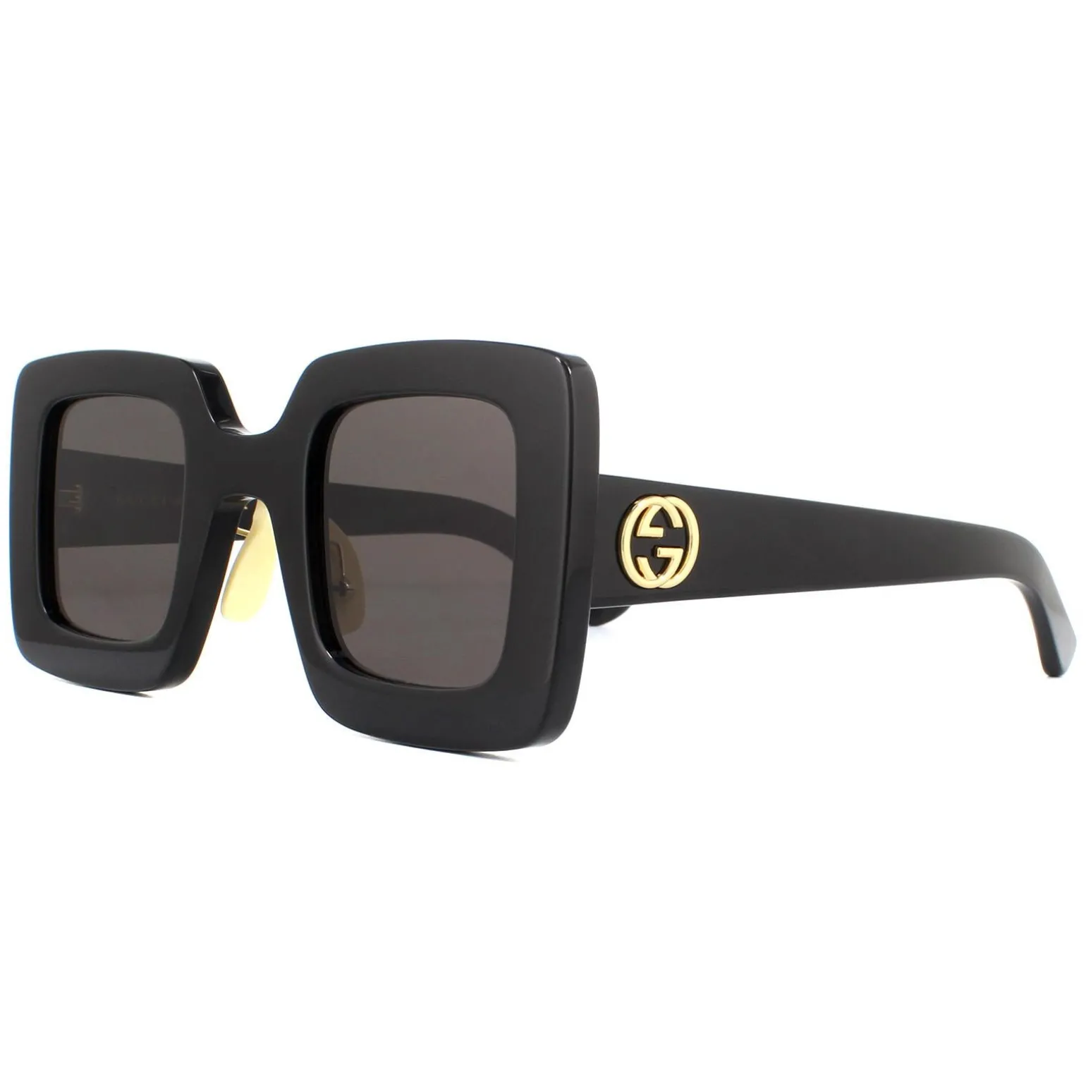 Gucci Sunglasses GG0780S 005 Black Grey