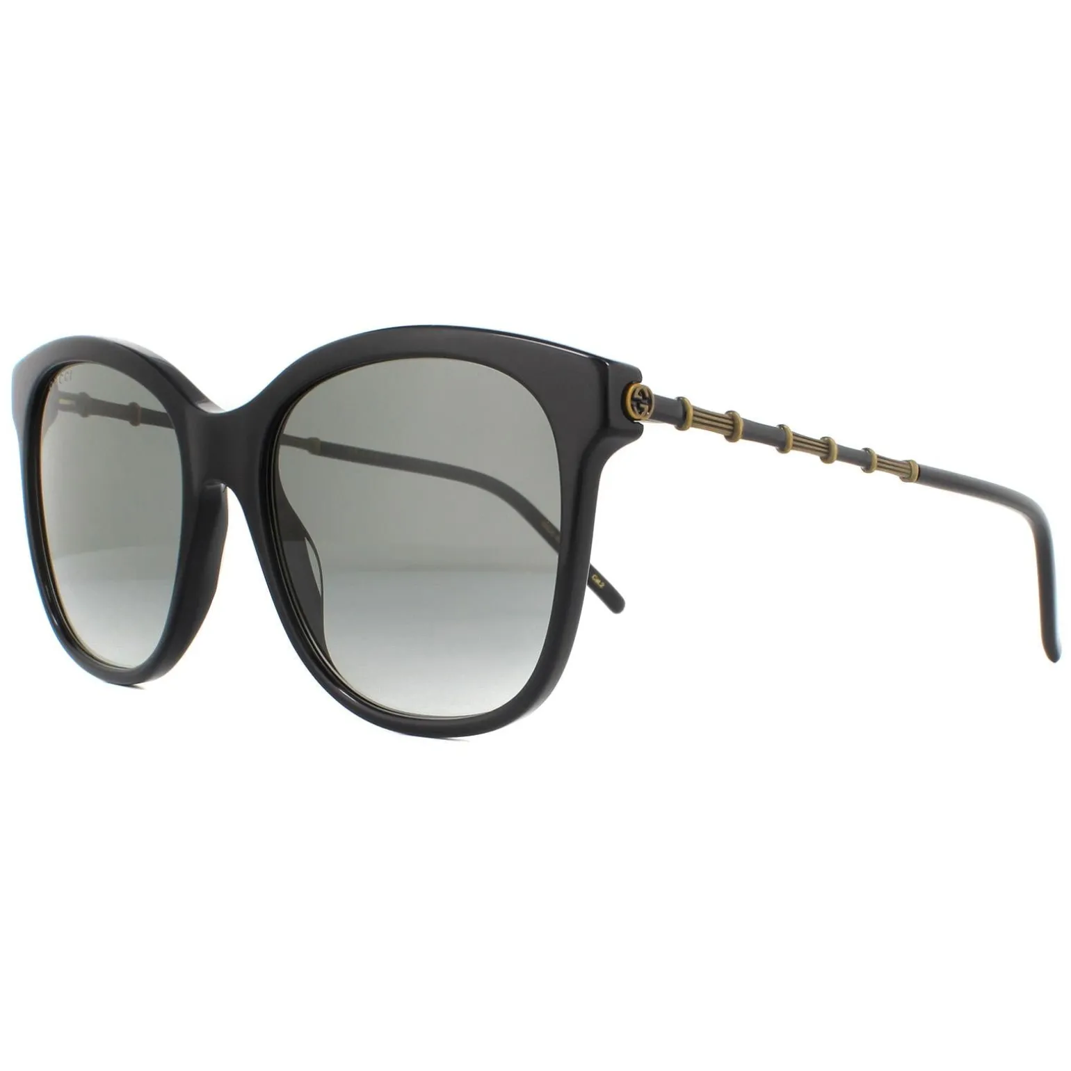 Gucci Sunglasses GG0654S 001 Black Grey Gradient
