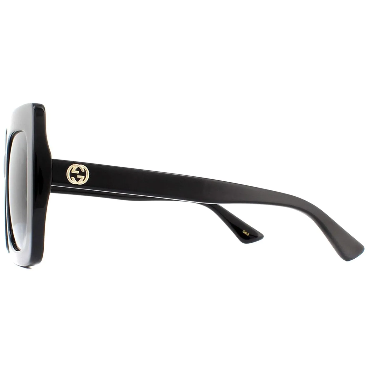 Gucci Sunglasses GG0328S 001 Black Grey Gradient