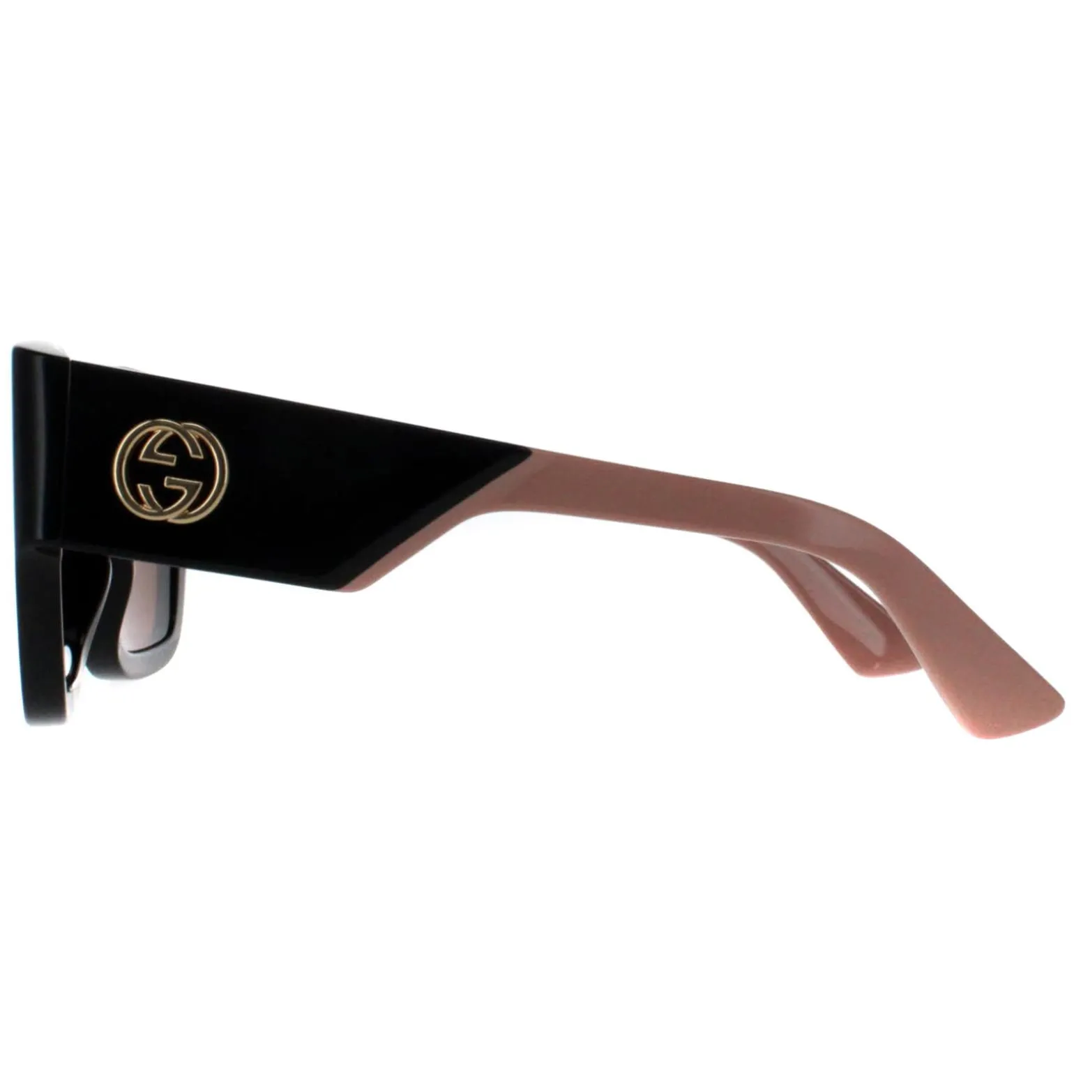 Gucci Sunglasses GG1663S 004 Black with Nude Pink Brown