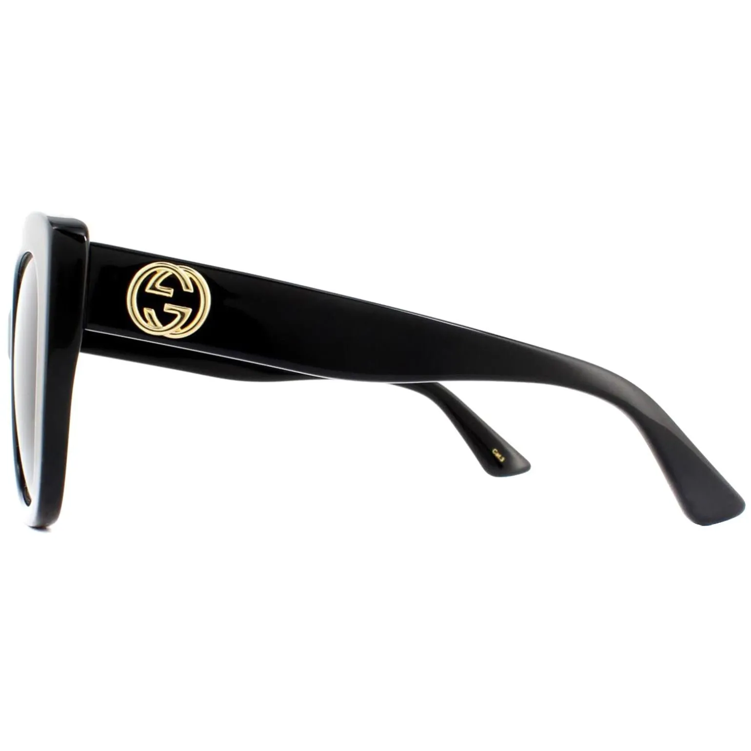 Gucci Sunglasses GG0327S 001 Black Grey Gradient