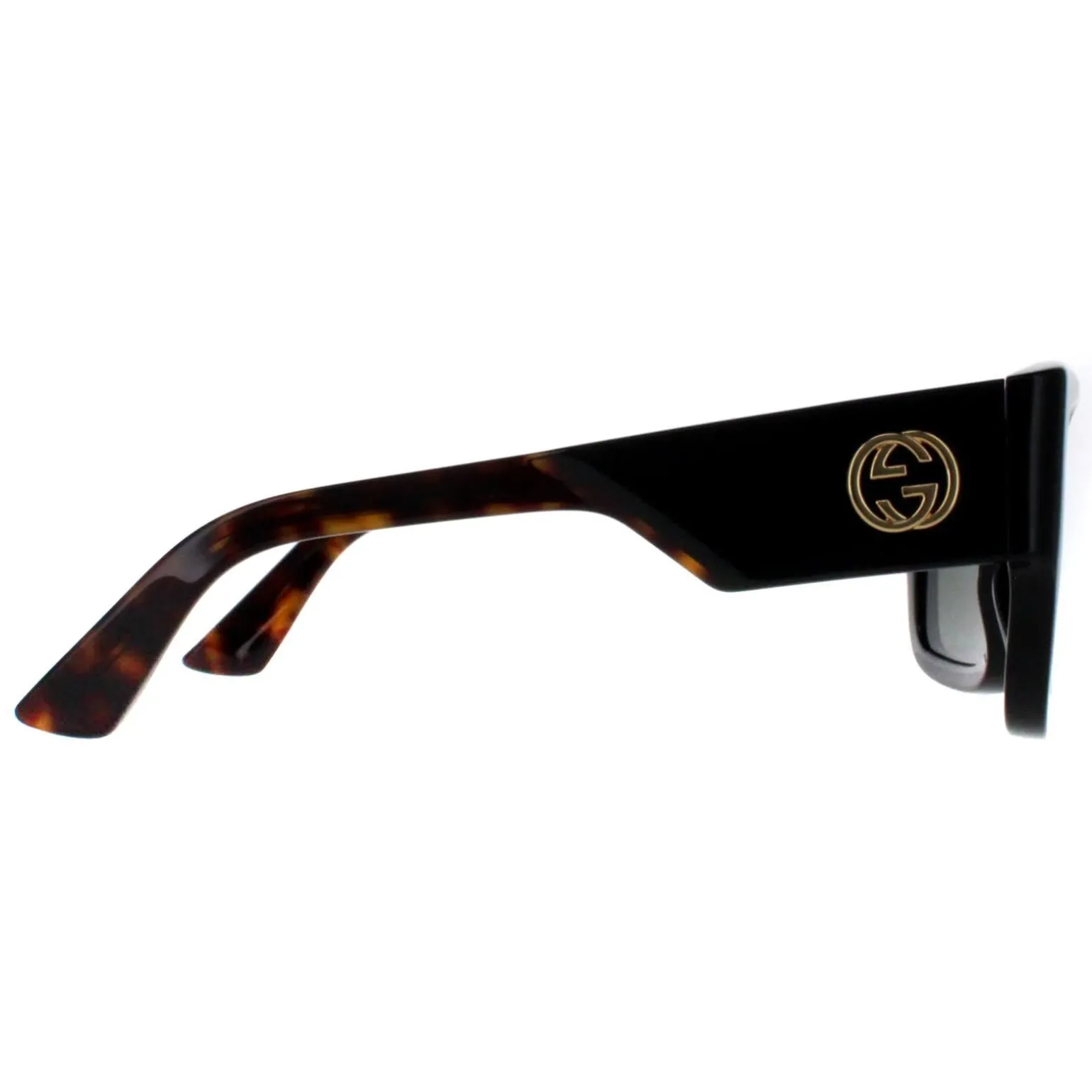Gucci Sunglasses GG1663S 001 Black with Havana Grey