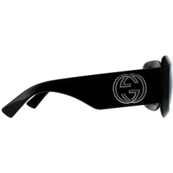 Gucci Sunglasses GG1695S 001 Black with Silver Grey