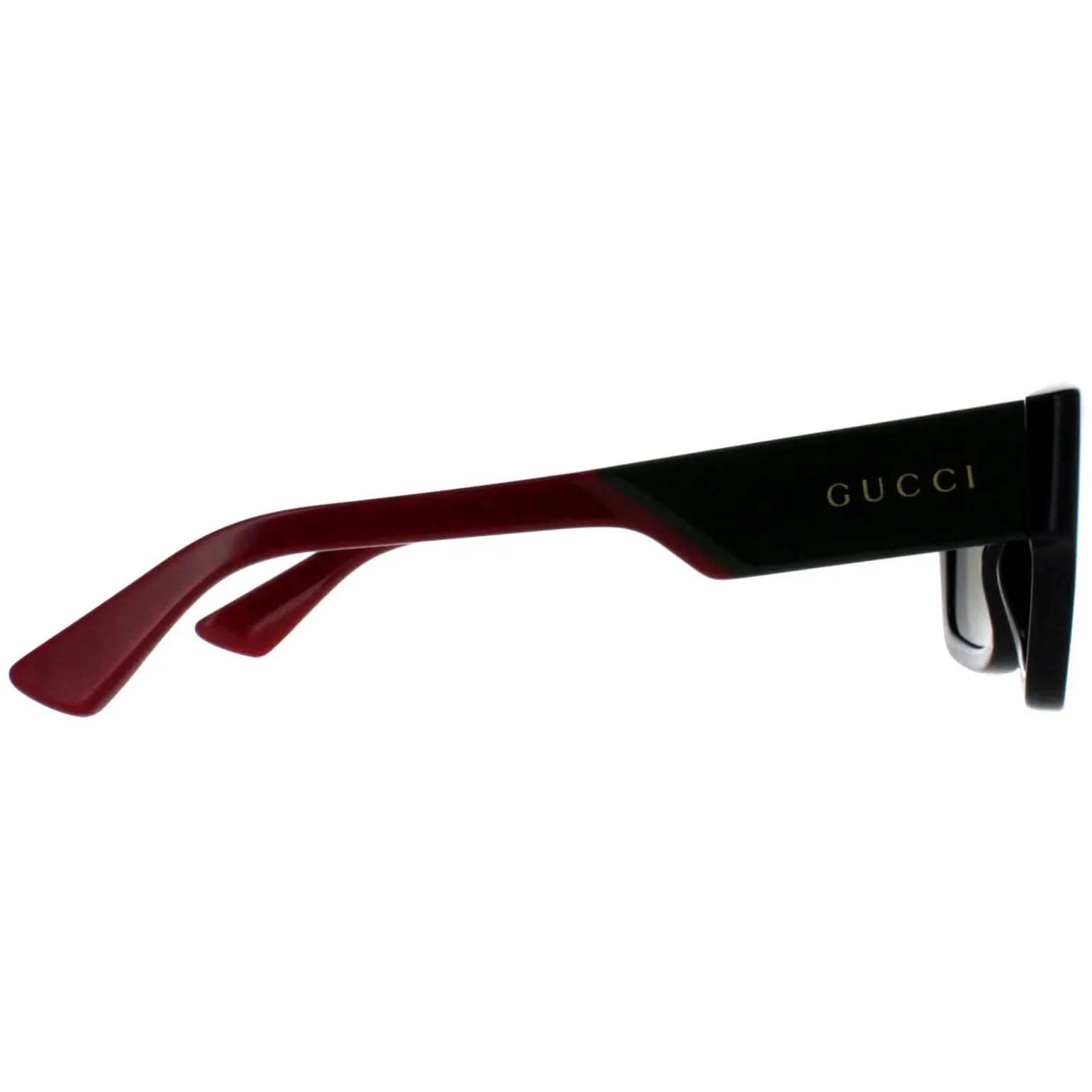 Gucci Sunglasses GG1668S 003 Black with Green and Red Green