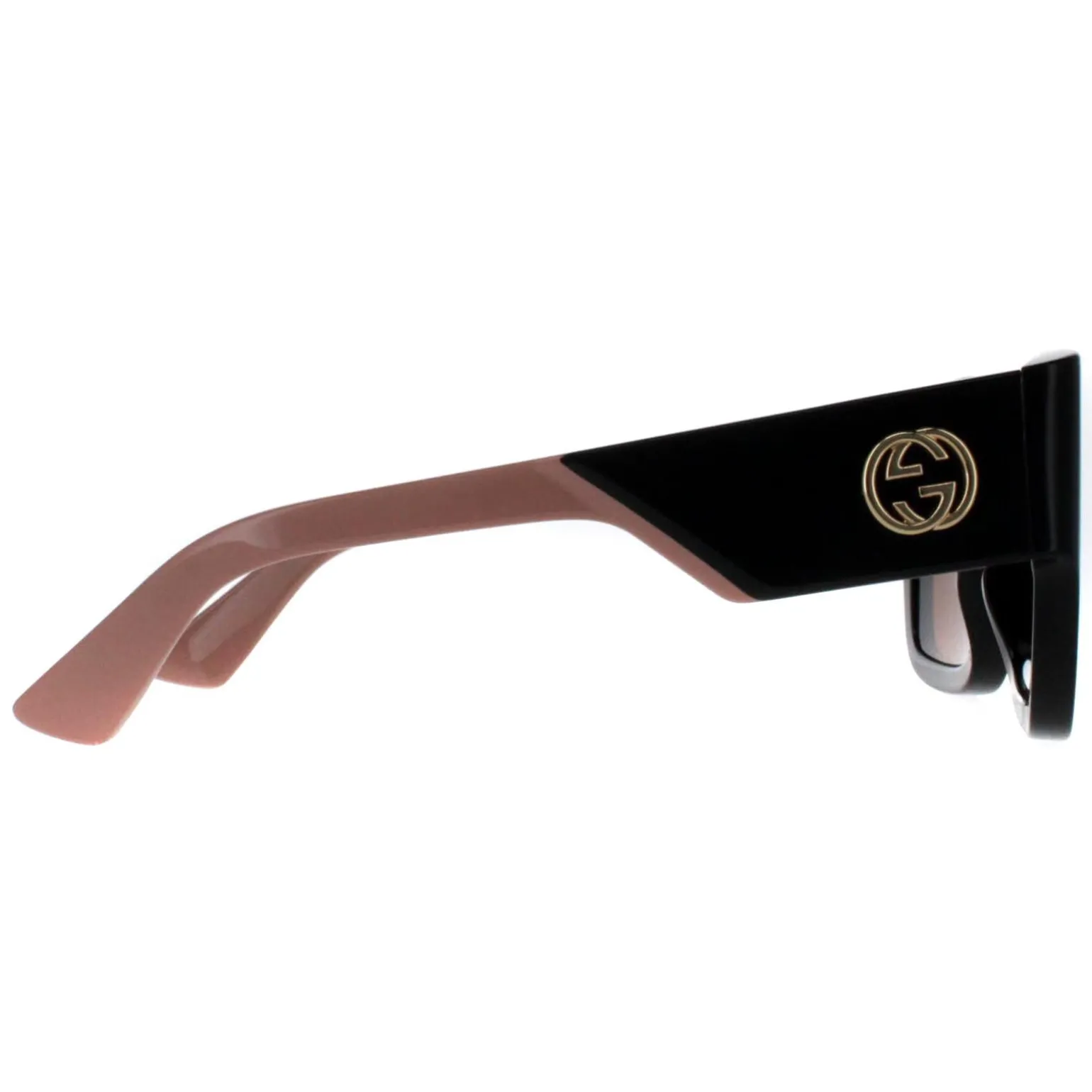 Gucci Sunglasses GG1663S 004 Black with Nude Pink Brown
