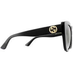 Gucci Sunglasses GG0327S 001 Black Grey Gradient