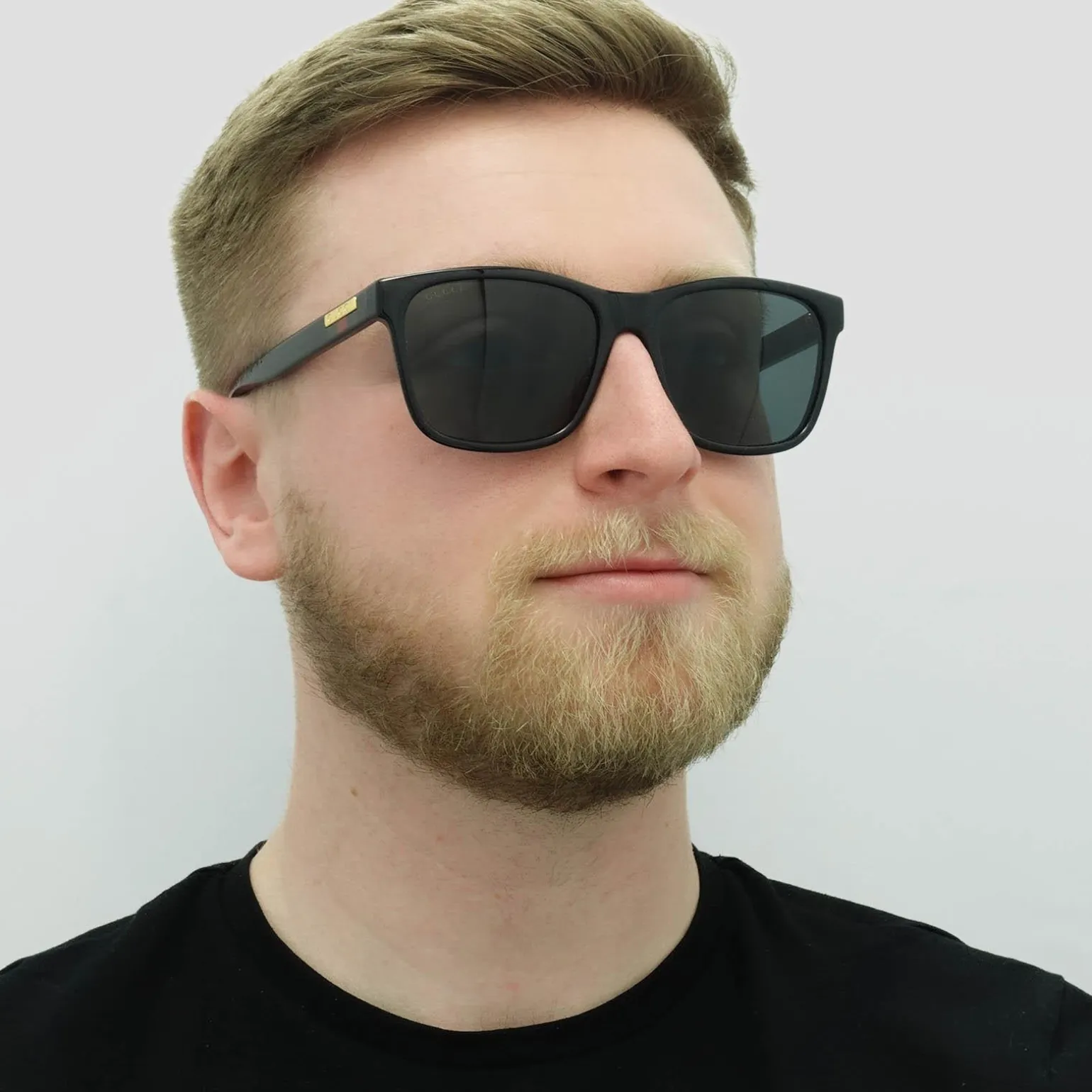 Gucci Sunglasses GG0746S 001 Black Grey