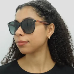 Gucci Sunglasses GG0024S 003 Black Brown Grey Gradient