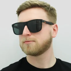 Gucci Sunglasses GG0010S 001 Black Rubber Grey