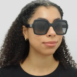 Gucci Sunglasses GG1337S 002 Black Grey Gradient Polarized