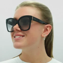 Gucci Sunglasses GG0459S 001 Black Grey Gradient