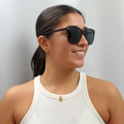 Gucci Sunglasses GG0024S 001 Black Grey