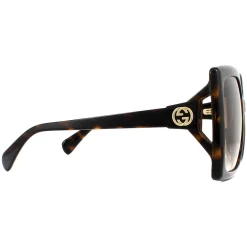 Gucci Sunglasses GG0876S 002 Dark Havana Brown Gradient
