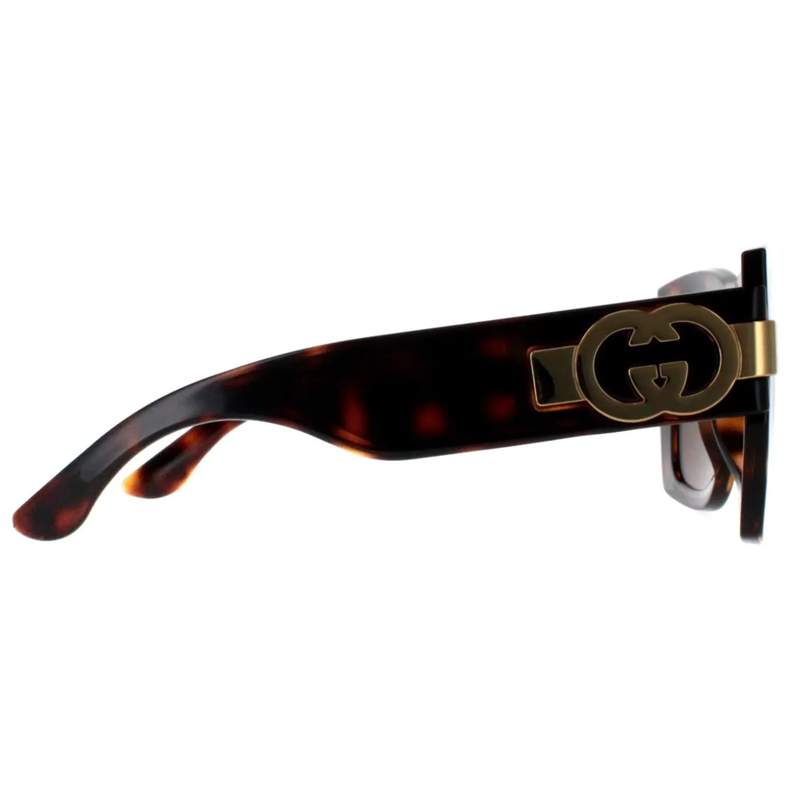 Gucci Sunglasses GG1688S 002 Dark Havana with Gold Brown