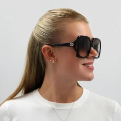 Gucci Sunglasses GG0876S 002 Dark Havana Brown Gradient