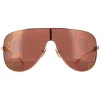 Gucci Sunglasses GG1436S 003 Gold Red