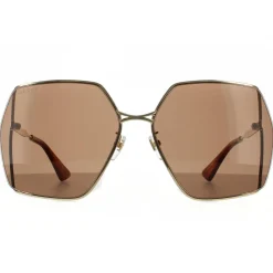 Gucci Sunglasses GG0817S 002 Gold Brown