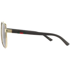 Gucci Sunglasses GG0422S 003 Gold Brown