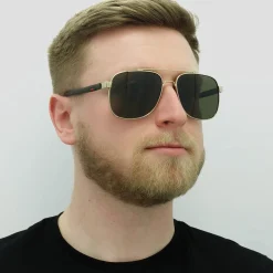 Gucci Sunglasses GG0422S 003 Gold Brown
