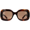 Gucci Sunglasses GG1695S 002 Havana with Silver Brown