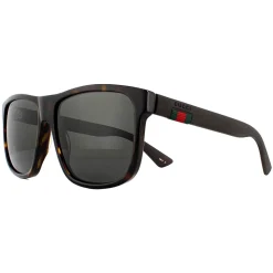 Gucci Sunglasses GG0010S 003 Havana and Grey Grey Polarized