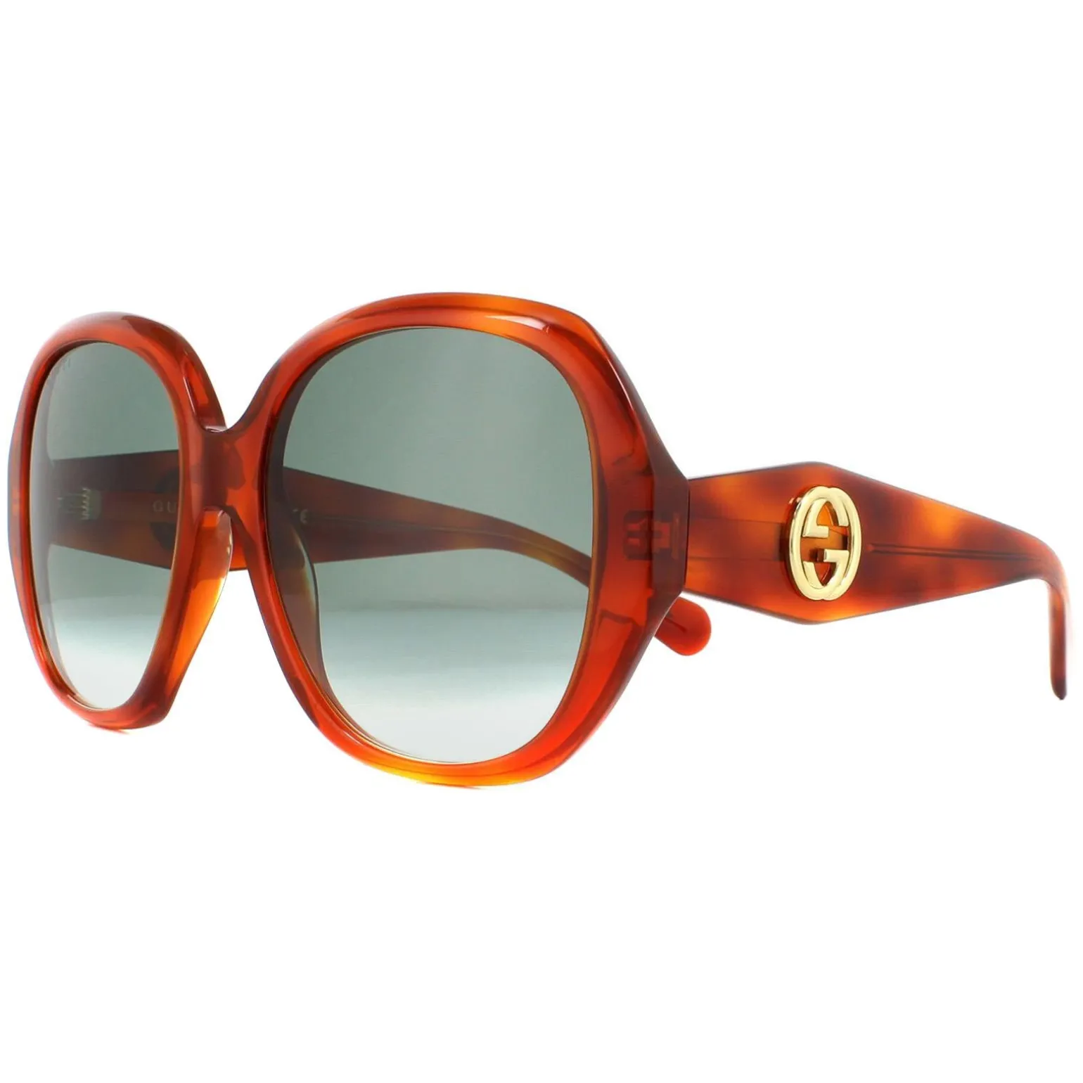Gucci Sunglasses GG0796S 003 Havana Blue Gradient