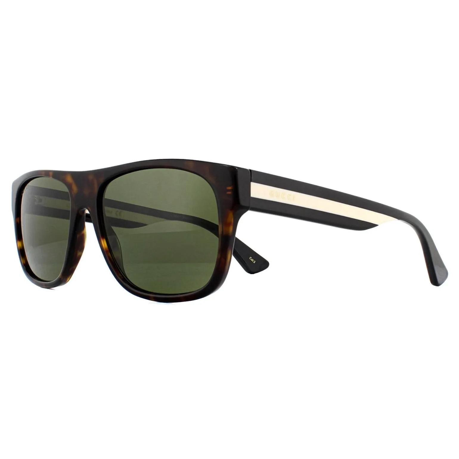 Gucci Sunglasses GG0341S 003 Havana Green