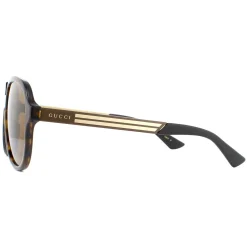 Gucci Sunglasses GG0688S 002 Havana and Gold Brown Polarized