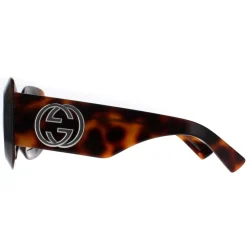 Gucci Sunglasses GG1695S 002 Havana with Silver Brown