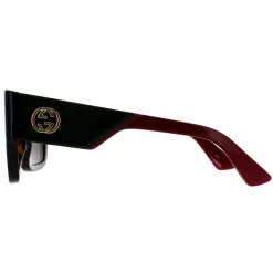 Gucci Sunglasses GG1663S 002 Havana with Green and Red Green
